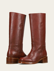 Women's Garnet Campus 14L Wide Calf Boots - Garnet