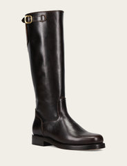 Women's Bourbon Campus Low Heel Tall Riding Boot - Bourbon