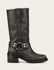 Women's Distressed Black Kate Harness Boot - Distressed Black