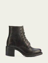 Women's Black Sabrina 6G Lace Up Boots - Black