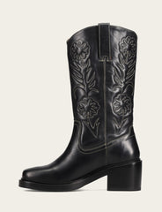Women's Black Kate Deco Stitch Boot - Black
