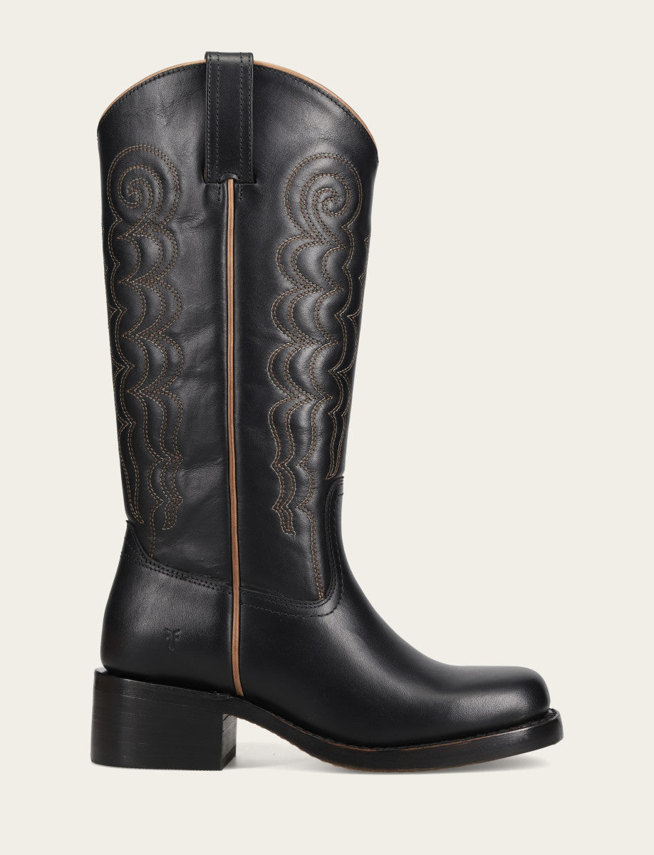 Women's Black Campus Deco Stitch Boot - Black