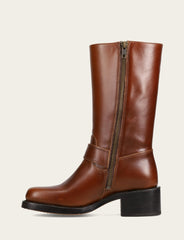 Women's Saddle Campus Buckle Boot - Saddle
