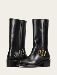 Women's Black Campus Buckle Boot - Black