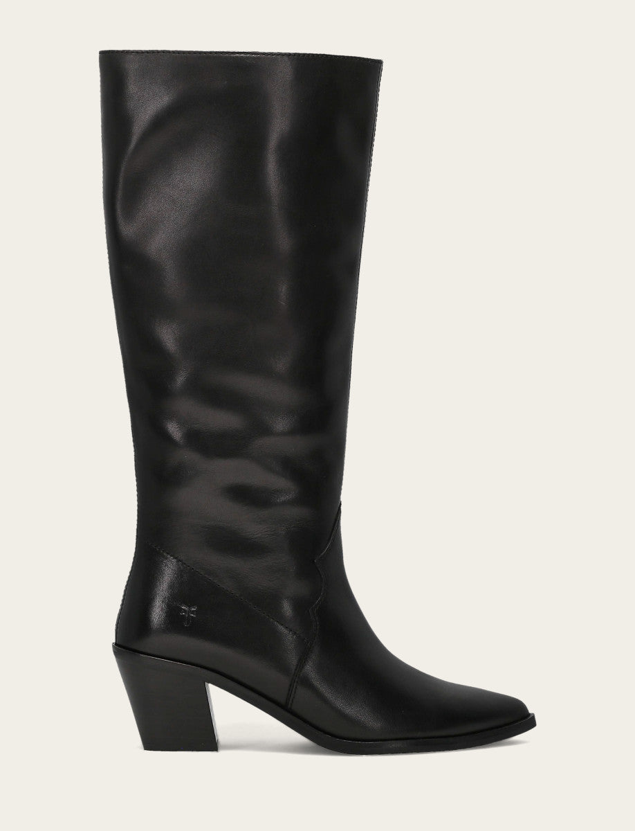 Women's Black Sara Slouchy Boot - Black