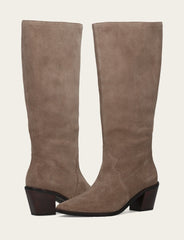 Women's Dark Taupe Sara Slouchy Boot - Dark Taupe