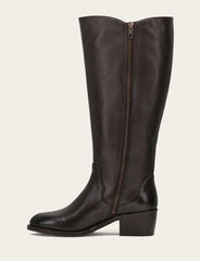 Women's Dark Brown Carson 2 Piping Tall Wide Calf Boot - Dark Brown