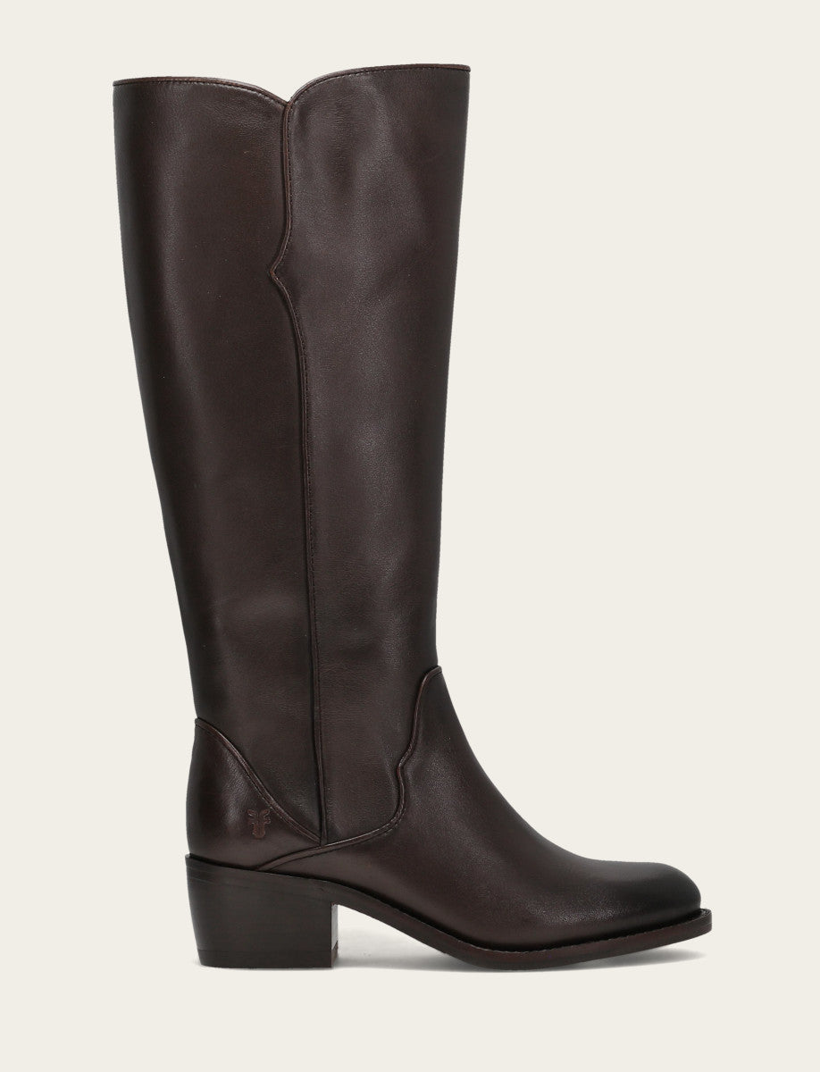 Women's Dark Brown Carson 2 Piping Tall Boot - Dark Brown