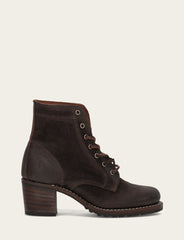 Women's Dark Brown Sabrina 6G Lace Up Boots - Dark Brown