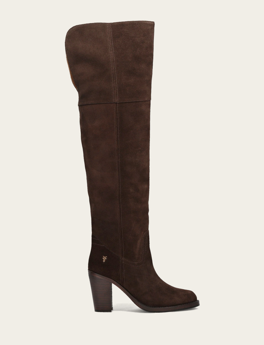 Women's Dark Brown Corinne Over The Knee Boot - Dark Brown