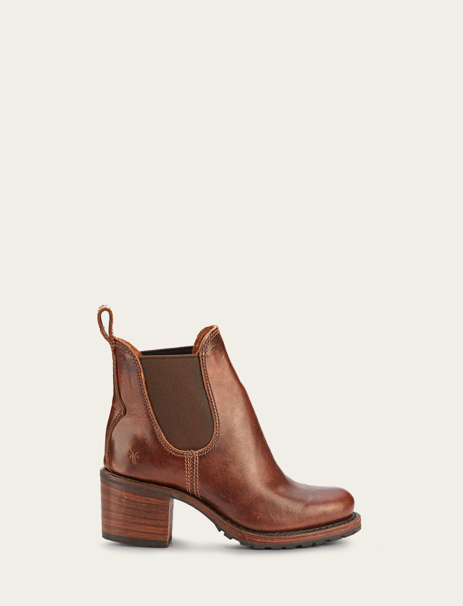 Women's Cognac Sabrina Chelsea Boots - Cognac