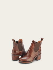 Women's Cognac Sabrina Chelsea Boots - Cognac