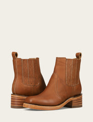 Women's Saddle Campus Chelsea Booties - Saddle