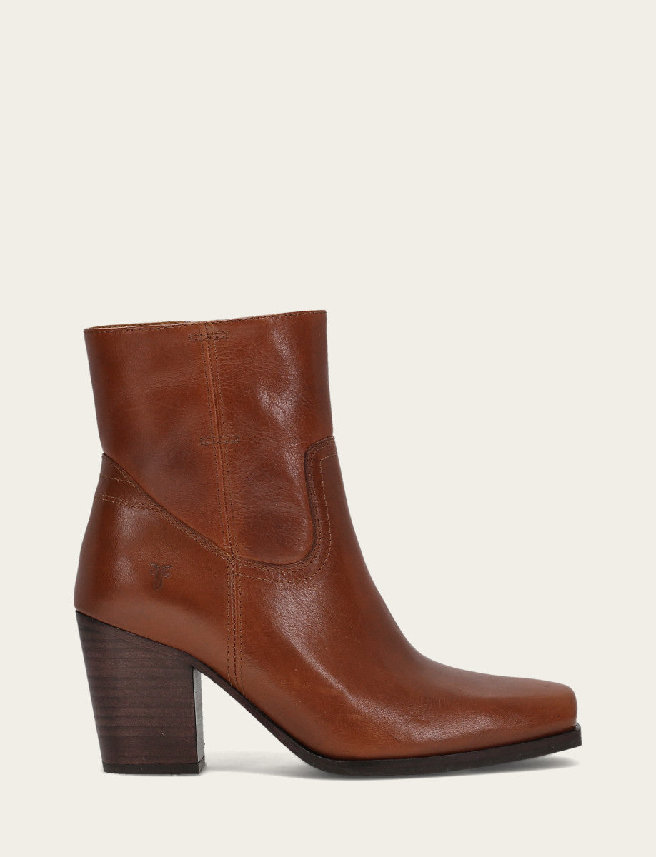 Women's Cinnamon Shiloh Zip Booties - Cinnamon