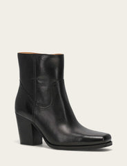 Women's Black Shiloh Zip Booties - Black