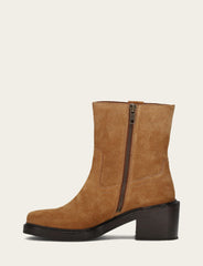 Women's Toffee Kate Short Inside Zip Boot - Toffee