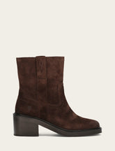 Women's Chocolate Kate Short Inside Zip Boot - Chocolate