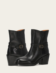 Women's Black Rylee Belted Inside Zip Boot - Black