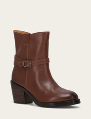 Women's Walnut Rylee Belted Inside Zip Boot - Walnut