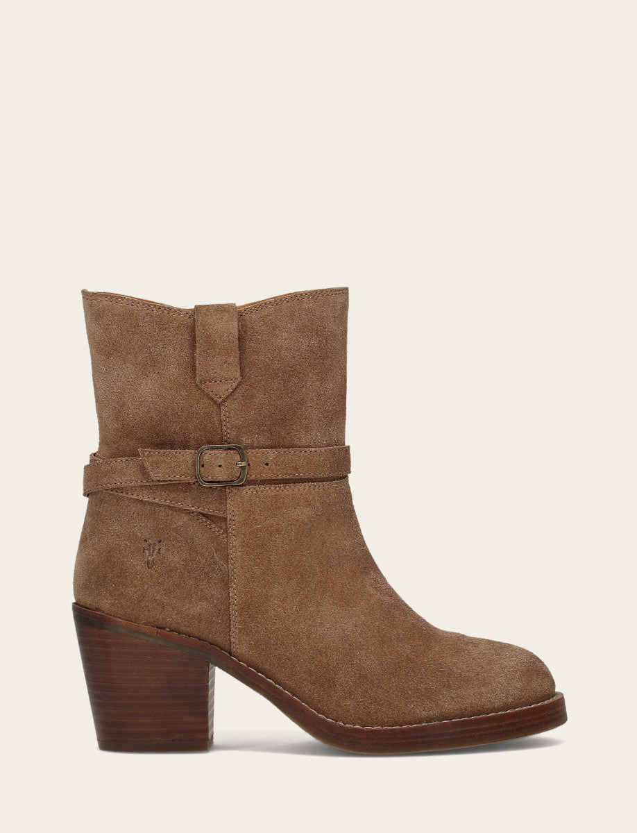 Women's Mushroom Rylee Belted Inside Zip Boot - Mushroom