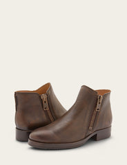 Women's Dark Brown Madison Moto Shooties - Dark Brown