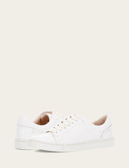 Women's White Ivy Low Lace Sneakers - White