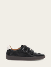 Women's Black Milly 3 Strap Sneakers - Black