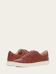 Women's Cognac Ivy Low Lace Sneakers - Cognac