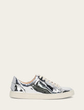 Women's Silver Ivy Low Lace Slip On Sneakers - Silver