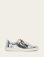 Women's Silver Ivy Low Lace Slip On Sneakers - Silver