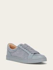 Women's Steel Blue Ivy Court Low Lace Sneakers - Steel Blue