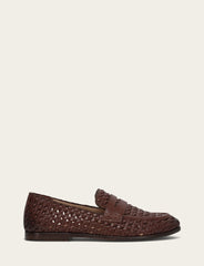 Faith Woven Loafer - Dark Brown