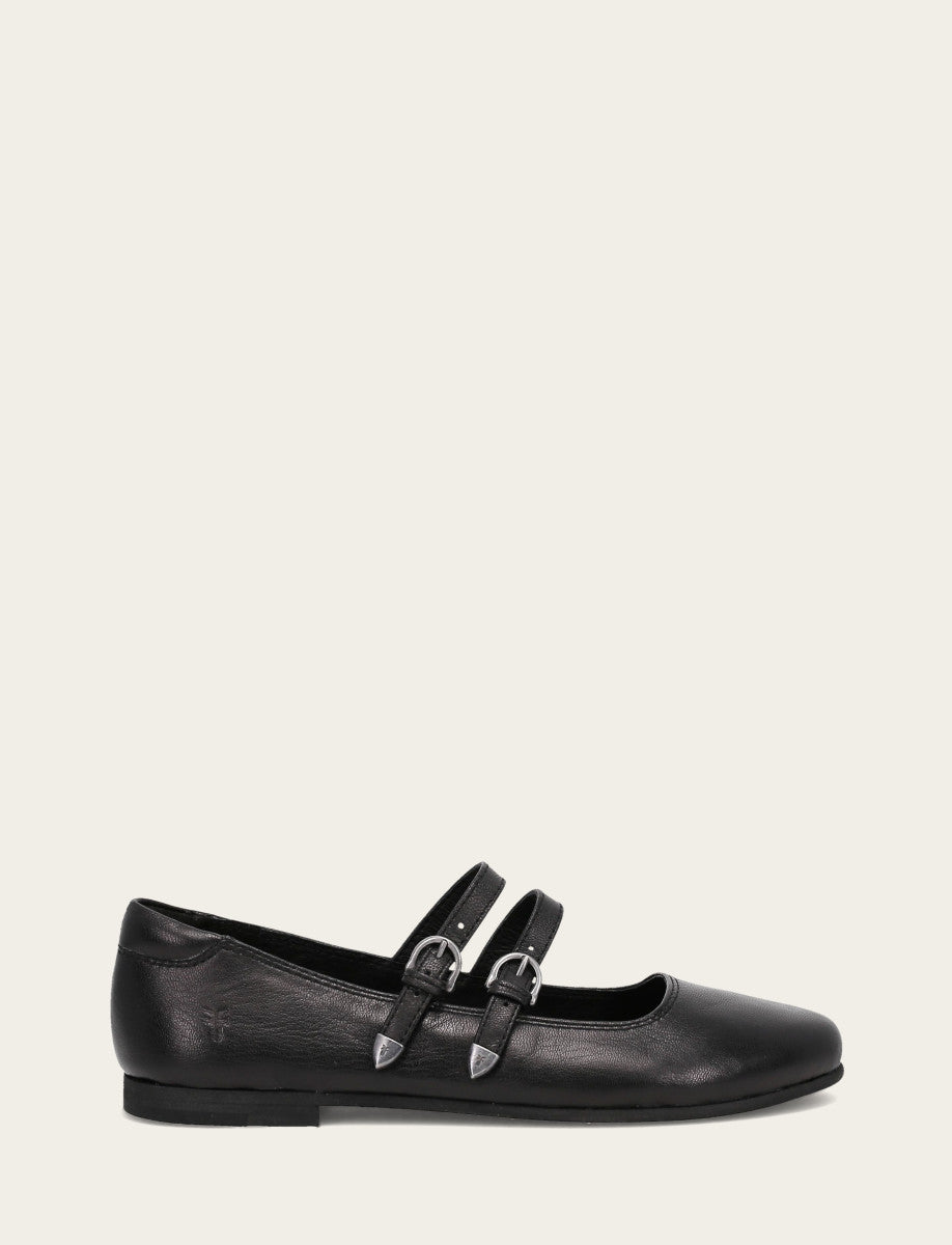 Women's Black Carson Multi Mary Jane Flats - Black