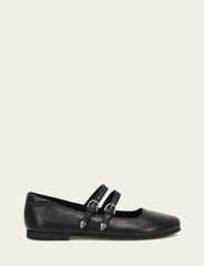 Women's Black Carson Multi Mary Jane Flats - Black