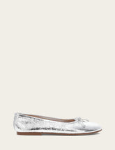 Women's Silver Emma Ballet Shoe - Silver