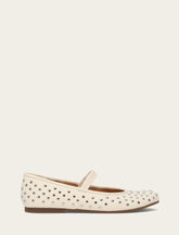 Women's Ecru Emma Studded Mary Jane Shoe - Ecru