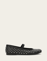 Women's Black Emma Studded Mary Jane Shoe - Black