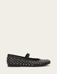 Women's Black Emma Studded Mary Jane Shoe - Black