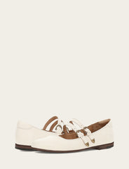 Women's Ecru Carson Multi Mary Jane Shoe - Ecru
