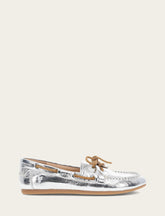 Women's Silver Naya Boat Shoes - Silver