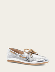 Women's Silver Naya Boat Shoes - Silver