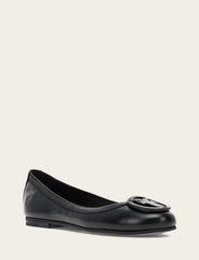 Women's Black Carson Logo Ballet Flats - Black