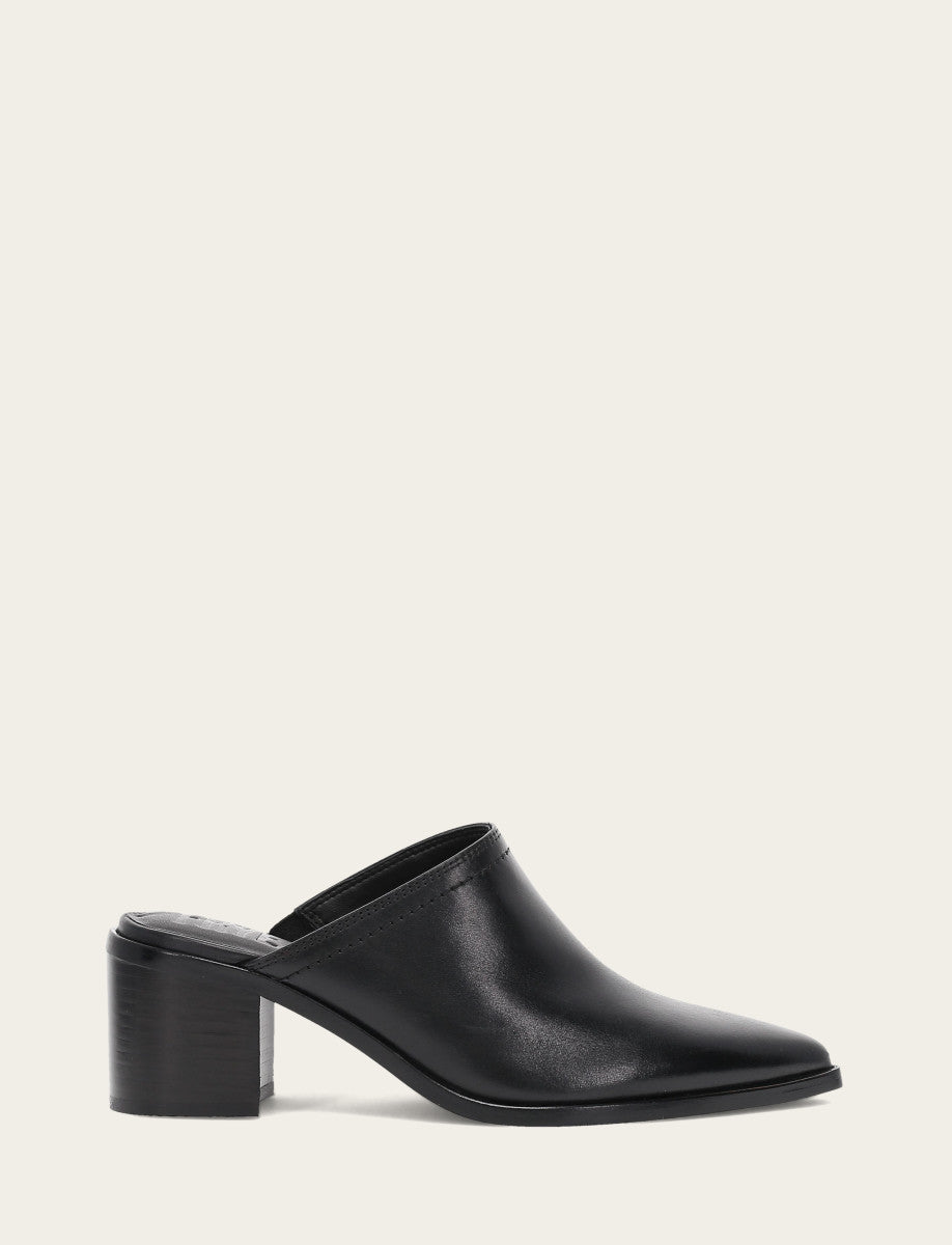 Women's Black Sadie Mules - Black