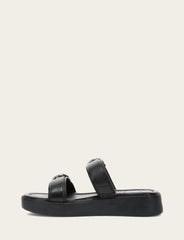 Women's Black Maya Buckle Sandals - Black