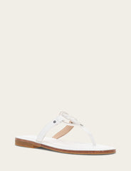 Women's White Taylor Logo Sandals - White