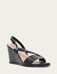 Women's Black Rachel Buckle Sandals - Black