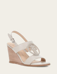 Women's Ivory Rachel Logo Sandals - Ivory