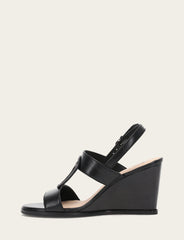 Women's Black Rachel Logo Sandals - Black
