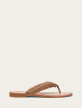 Women's Almond Ava Fringe Sandals - Almond
