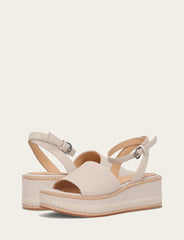 Women's Ivory Joy Ankle Strap Platform Sandals - Ivory